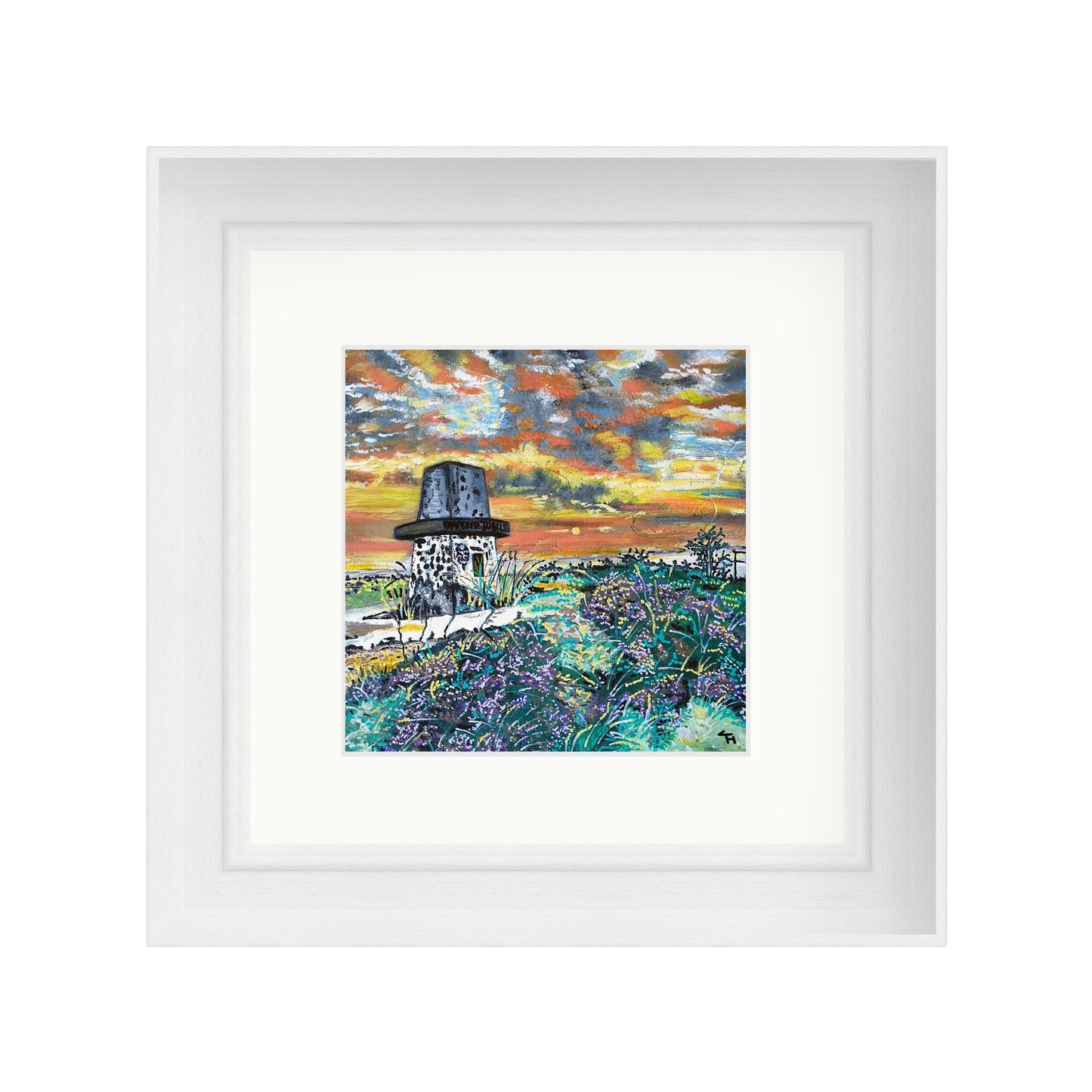 The trig point at Wolfstones Heights