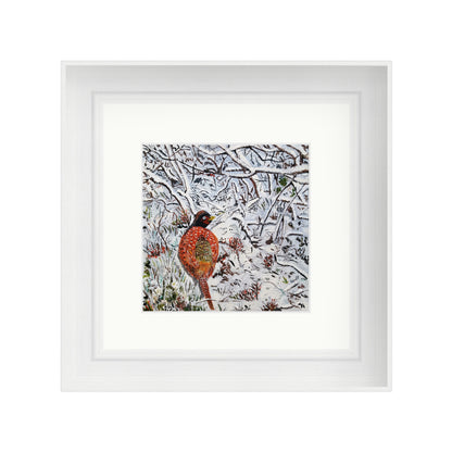 Snowy Scene Pheasant