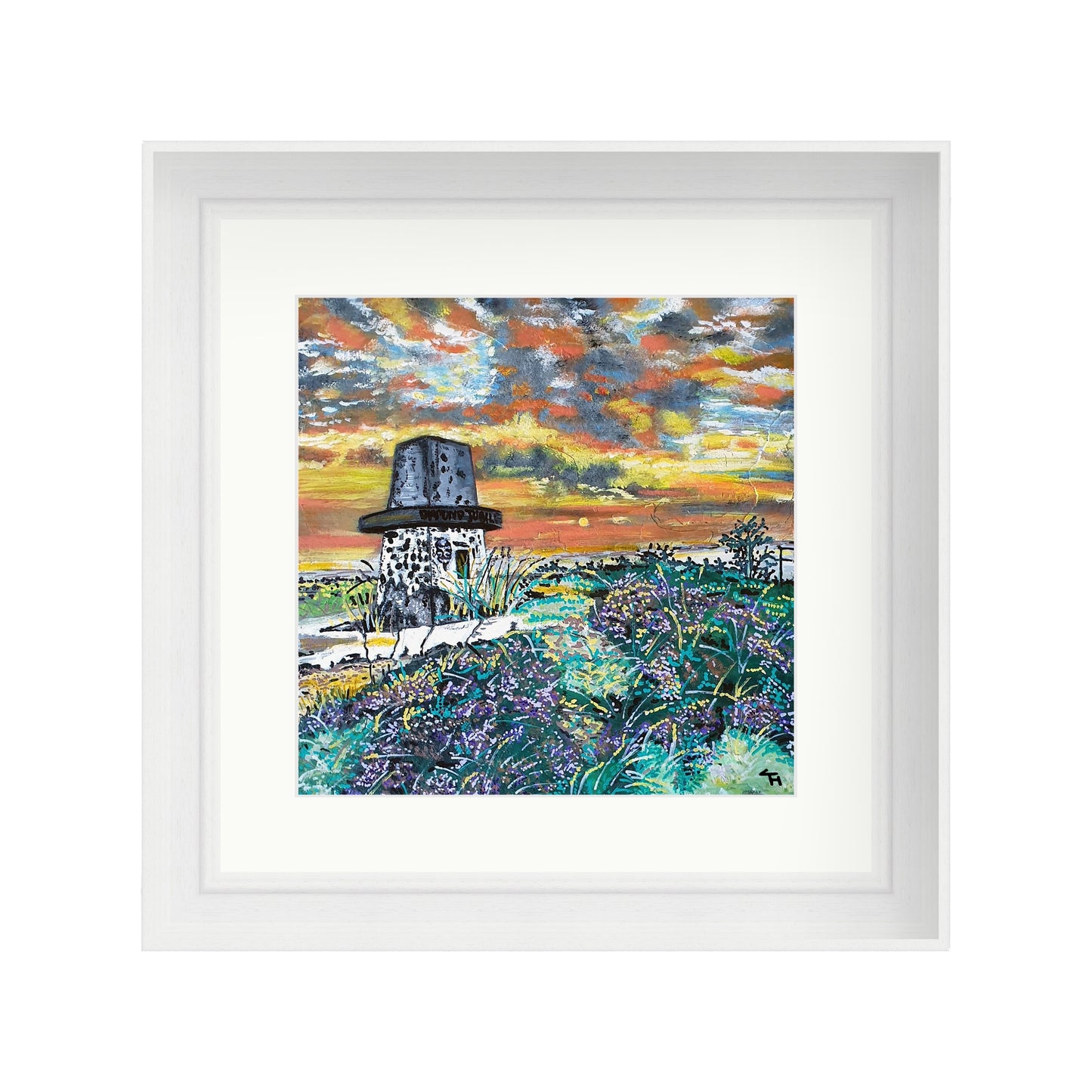 The trig point at Wolfstones Heights