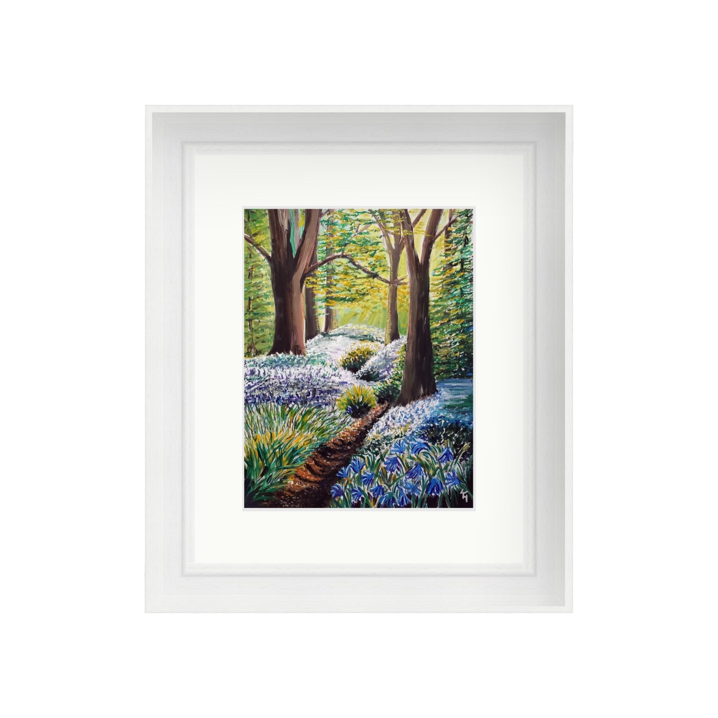 Sunlit Bluebell Way