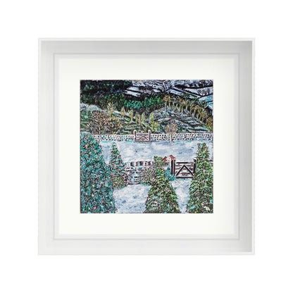 Hade Edge Snowy Scene View