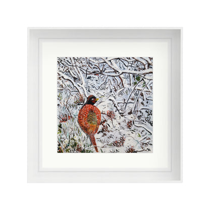 Snowy Scene Pheasant