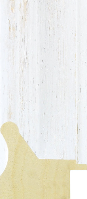 SALCOMBE | 39mm White, Wood Frame