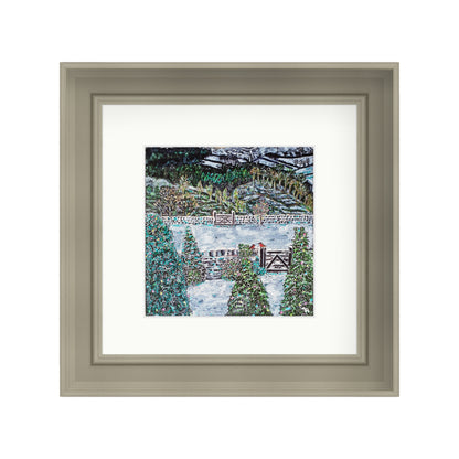 Hade Edge Snowy Scene View