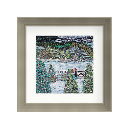 Hade Edge Snowy Scene View