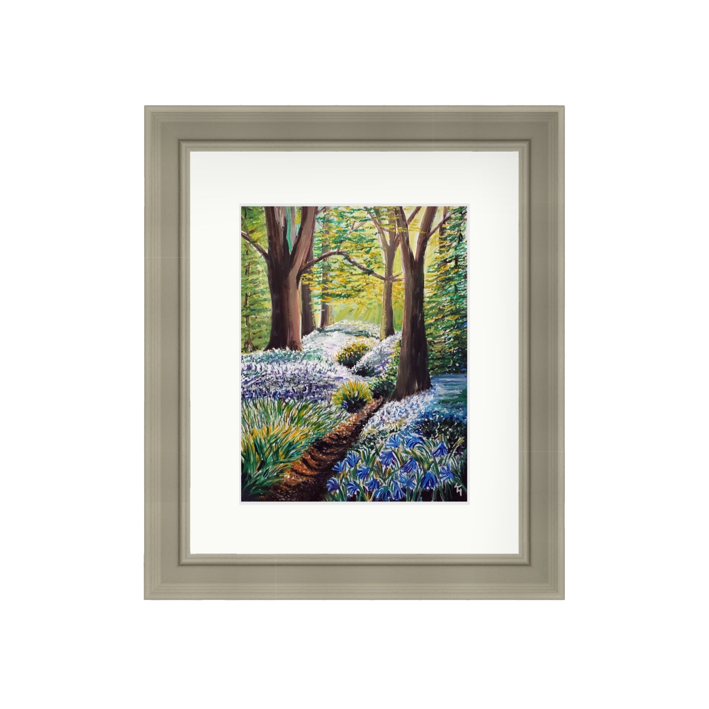 Sunlit Bluebell Way