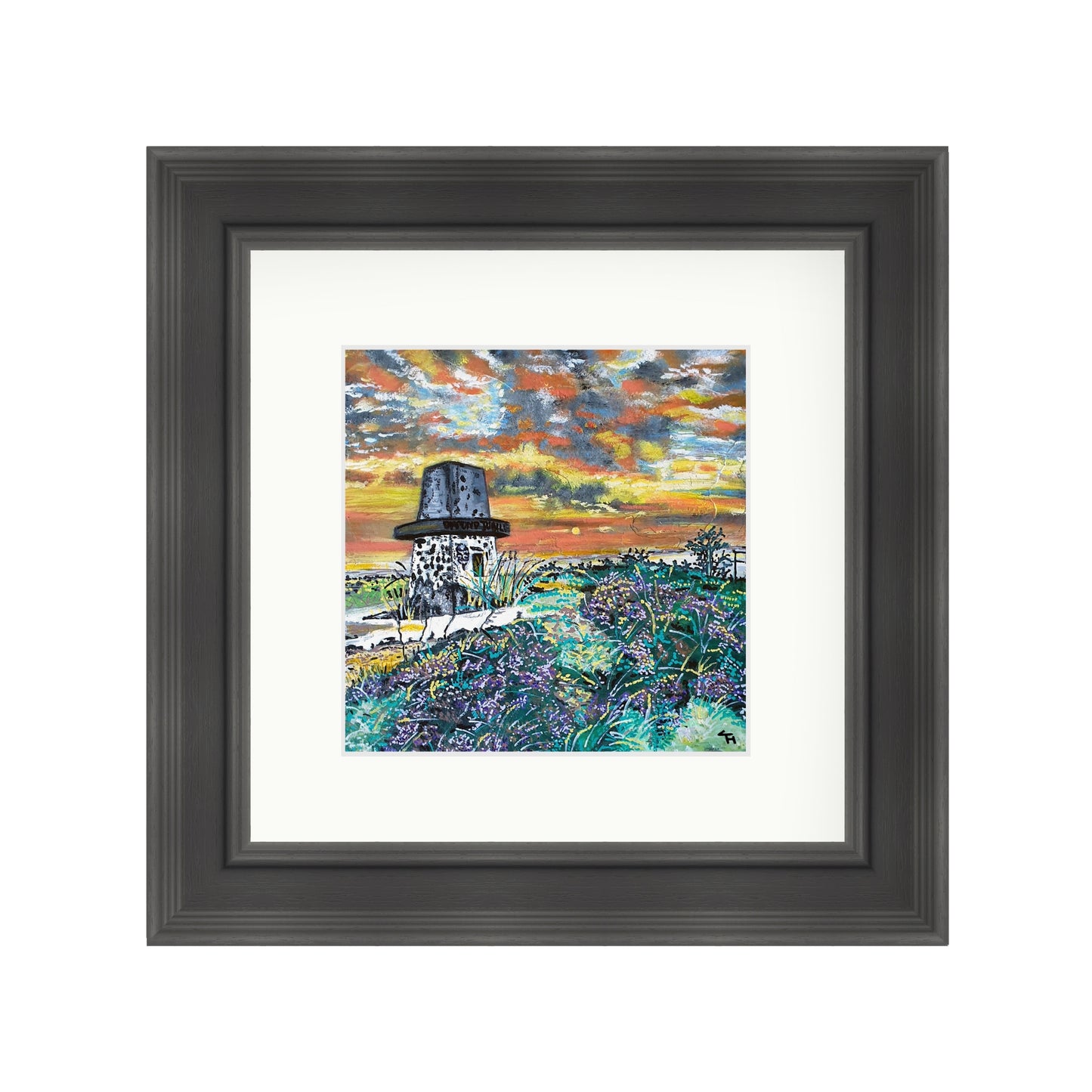 The trig point at Wolfstones Heights