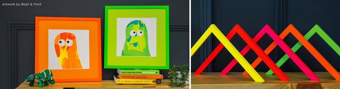 NEON | 20mm Green, Wood Frame