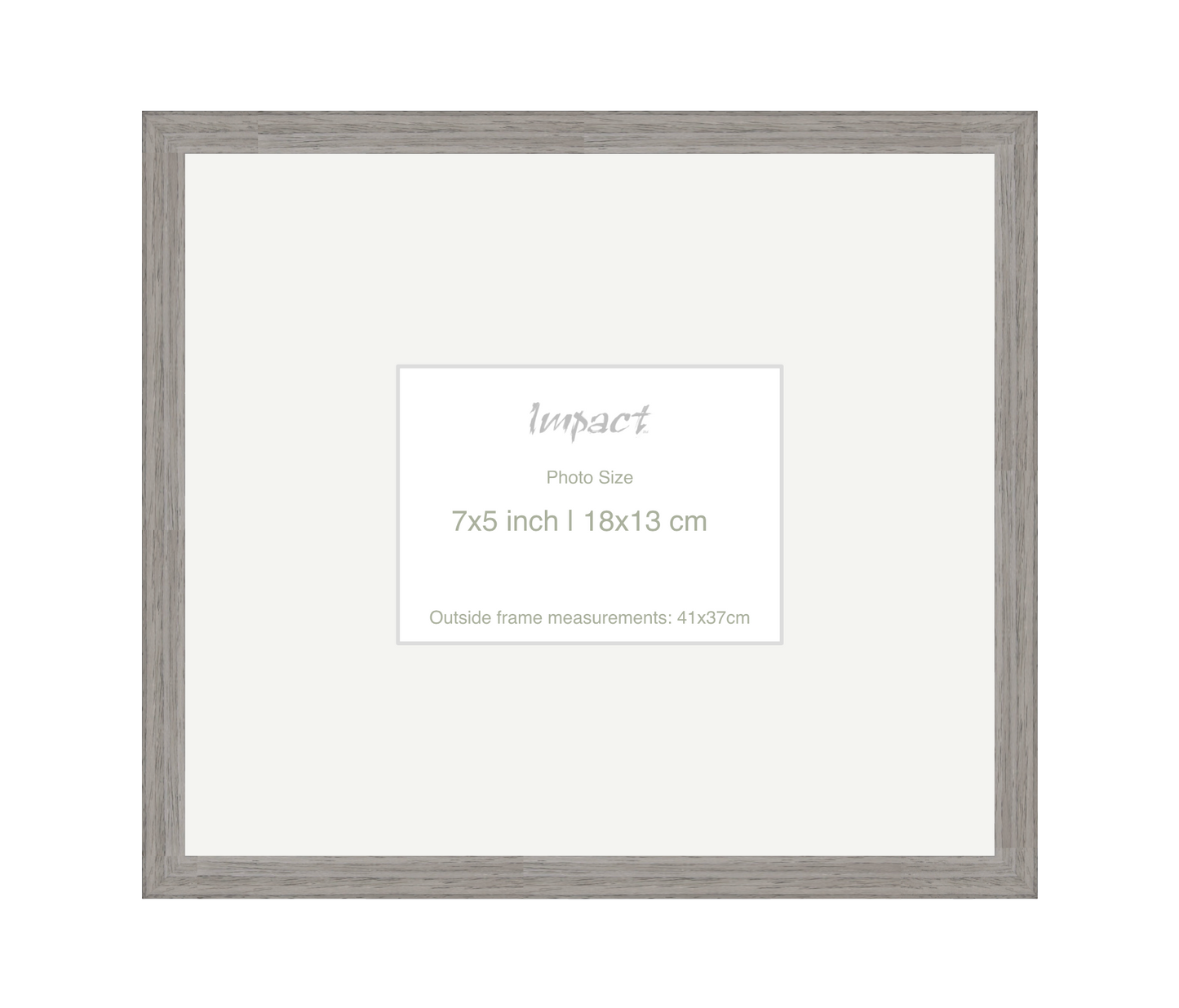 LOFT | 20mm Grey Frame - Photo Size (7x5 inch | 18x13 cm)