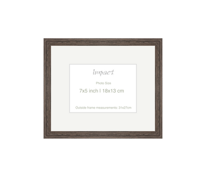 LOFT | 20mm Walnut Frame - Photo Size (7x5 inch | 18x13 cm)