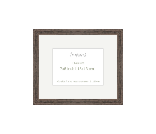 LOFT | 20mm Walnut Frame - Photo Size (7x5 inch | 18x13 cm)