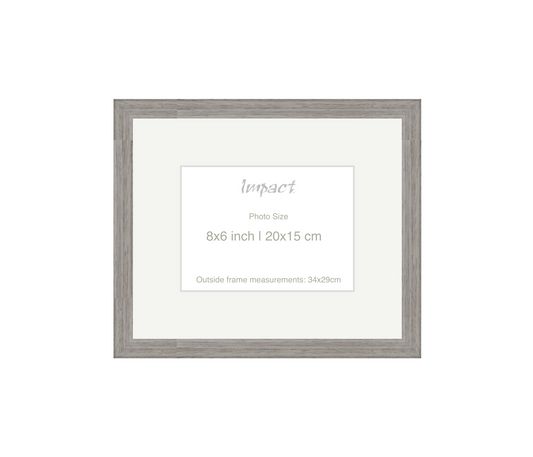 LOFT | 20mm Grey Frame - Photo Size (8x6 inch | 20x15 cm)