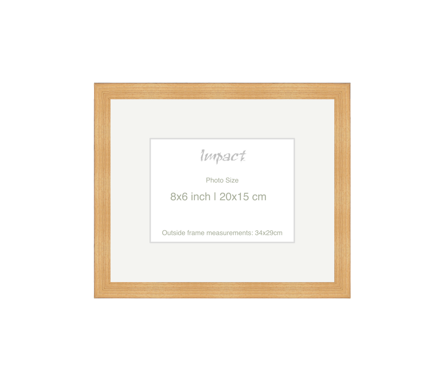 LOFT | 20mm Oak Frame - Photo Size (8x6 inch | 20x15 cm)