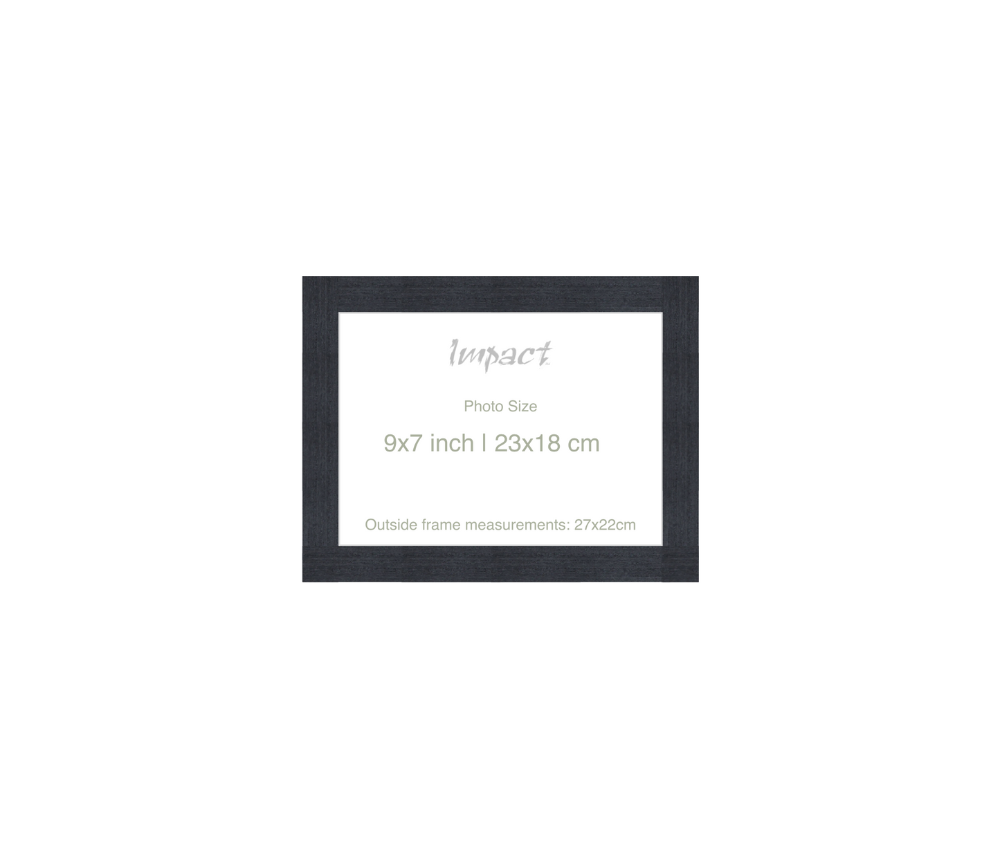 LOFT | 20mm Black Frame - Photo Size (9x7 inch | 23x18 cm)