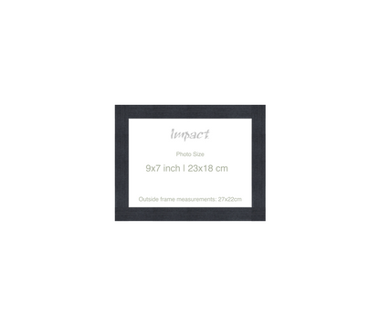 LOFT | 20mm Black Frame - Photo Size (9x7 inch | 23x18 cm)