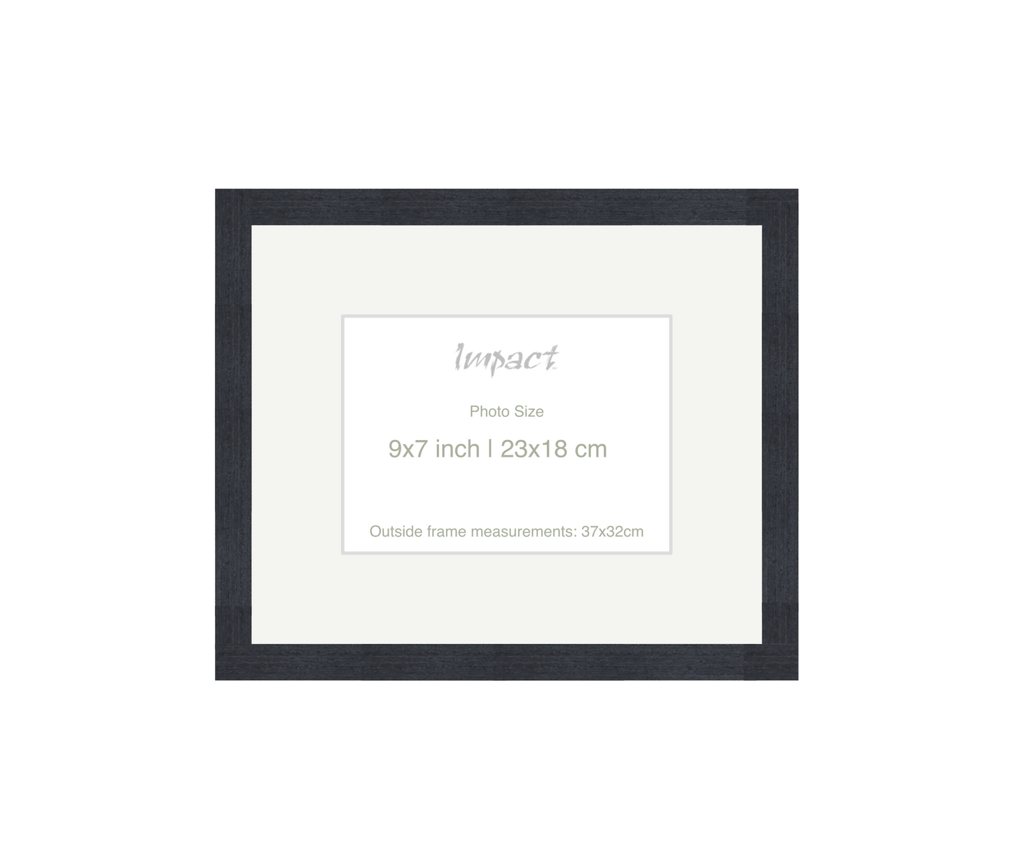 LOFT | 20mm Black Frame - Photo Size (9x7 inch | 23x18 cm)