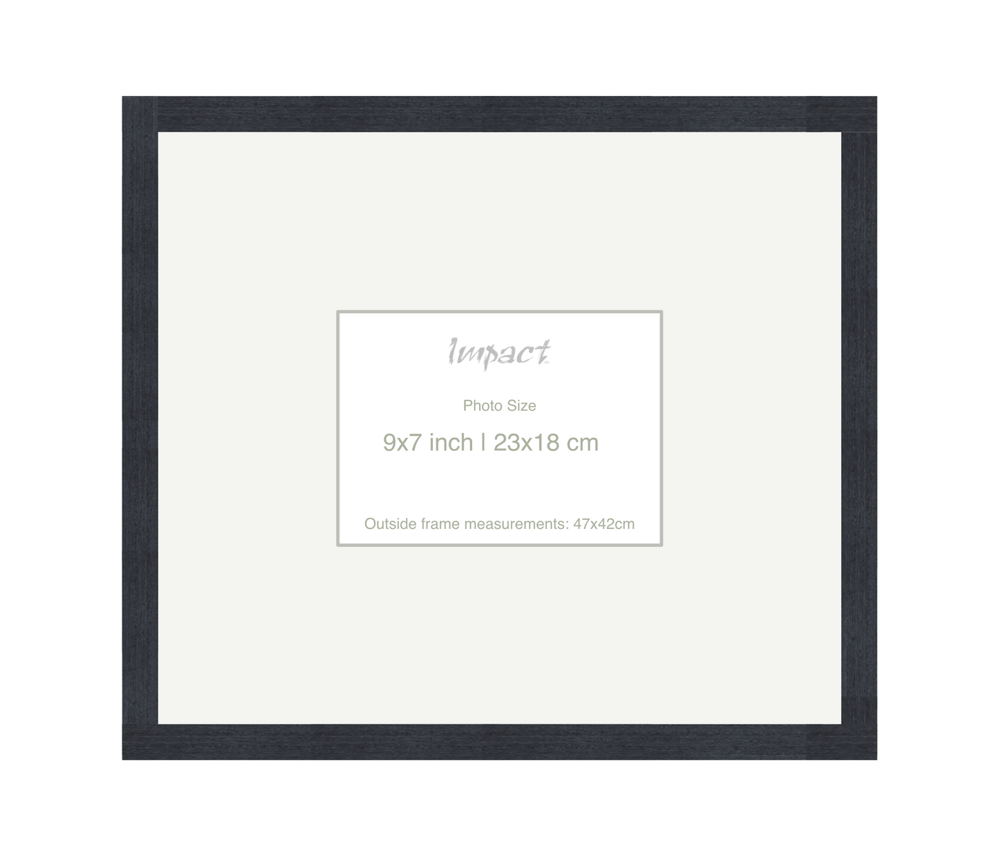 LOFT | 20mm Black Frame - Photo Size (9x7 inch | 23x18 cm)