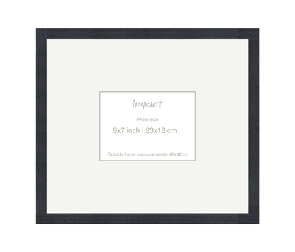 LOFT | 20mm Black Frame - Photo Size (9x7 inch | 23x18 cm)