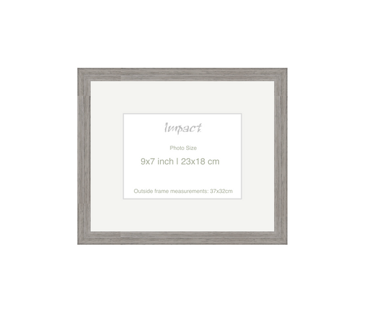 LOFT | 20mm Grey Frame - Photo Size (9x7 inch | 23x18 cm)