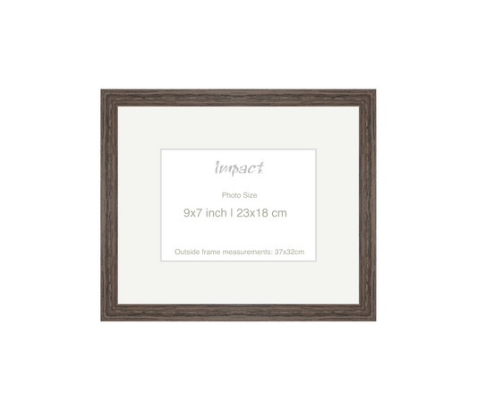 LOFT | 20mm Walnut Frame - Photo Size (9x7 inch | 23x18 cm)