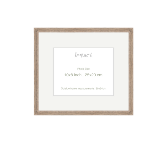 LOFT | 20mm Warm Walnut Frame - Photo Size (10x8 inch | 25x20 cm)