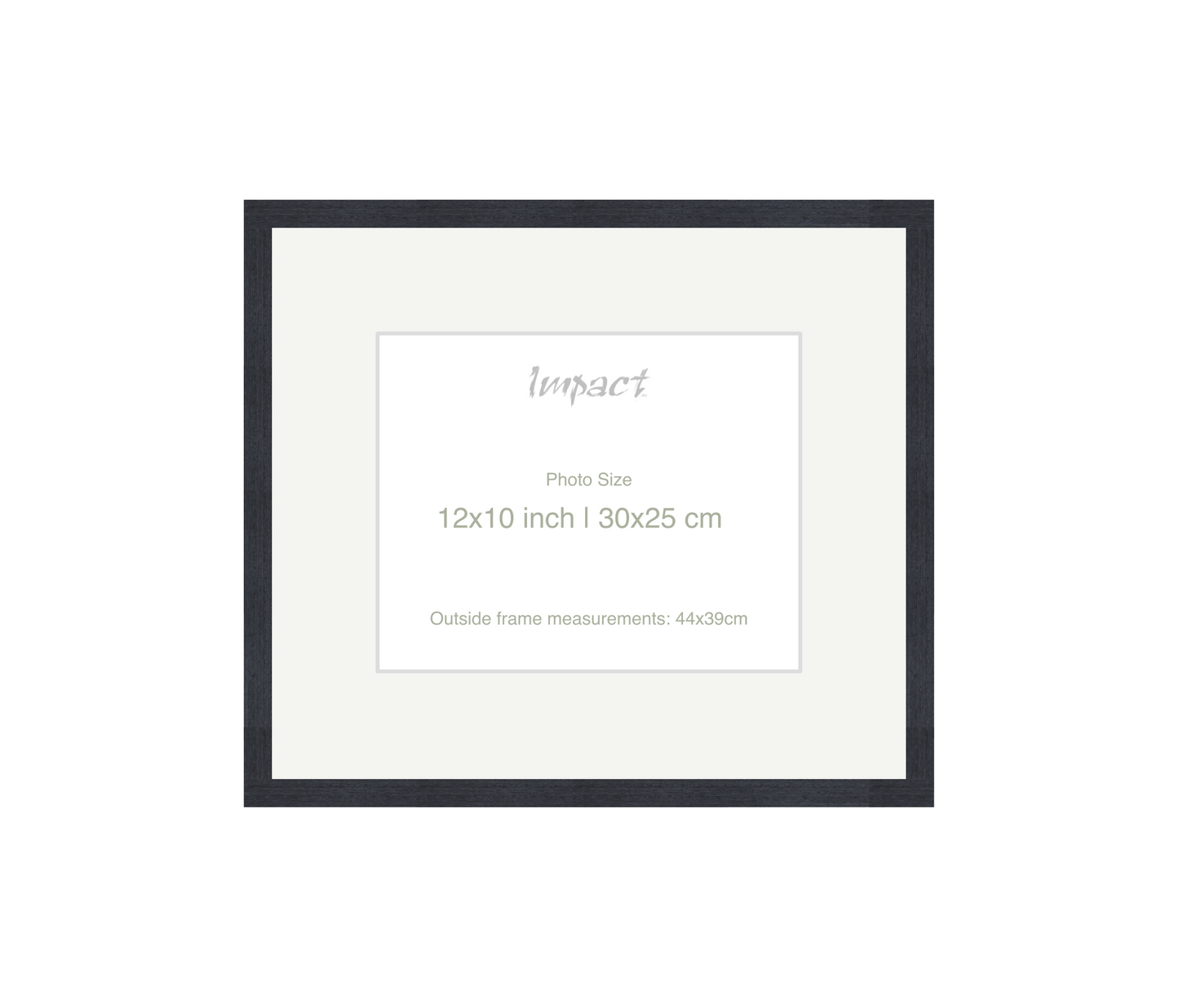 LOFT | 20mm Black Frame - Photo Size (12x10 inch | 30x25 cm)