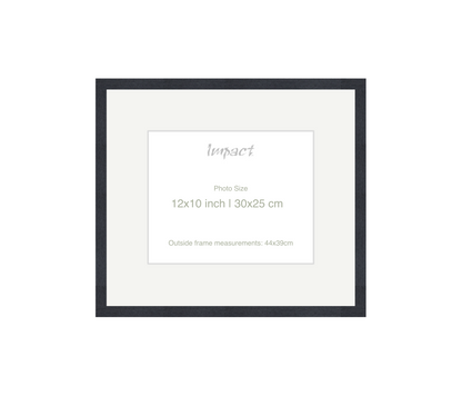 LOFT | 20mm Black Frame - Photo Size (12x10 inch | 30x25 cm)