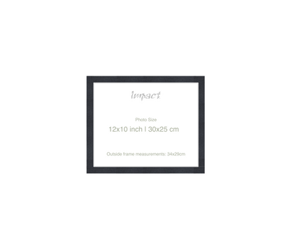 LOFT | 20mm Black Frame - Photo Size (12x10 inch | 30x25 cm)