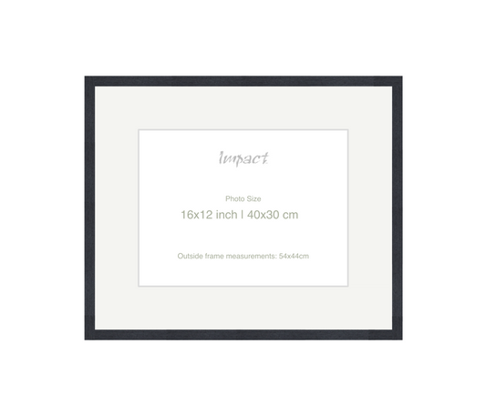 LOFT | 20mm Black Frame - Photo Size (16x12 inch | 40x30 cm)