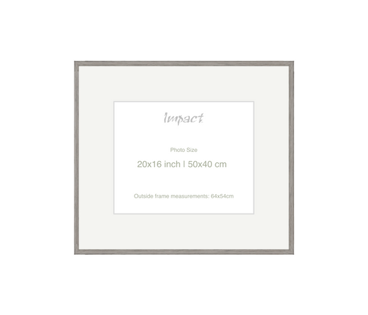 LOFT | 20mm Grey Frame - Photo Size (20x16 inch | 50x40 cm)