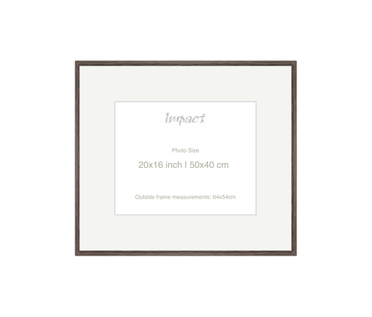 LOFT | 20mm Walnut Frame - Photo Size (20x16 inch | 50x40 cm)