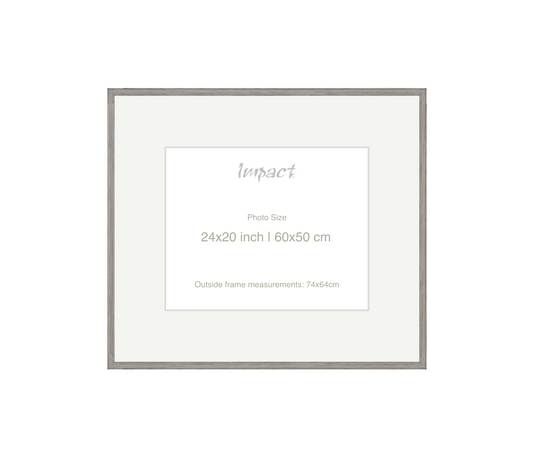 LOFT | 20mm Grey Frame - Photo Size (24x20 inch | 60x50 cm)
