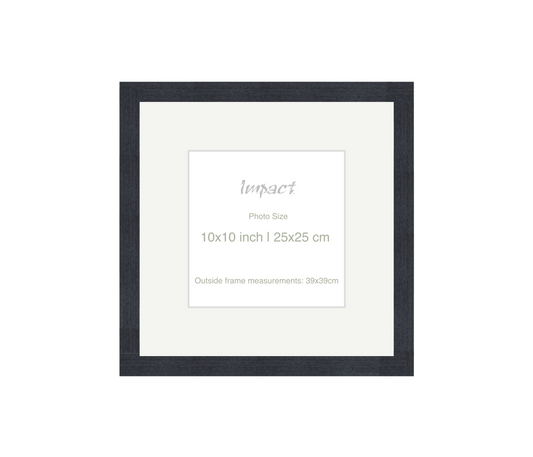 LOFT | 20mm Black Frame - Photo Size (10x10 inch | 25x25 cm)