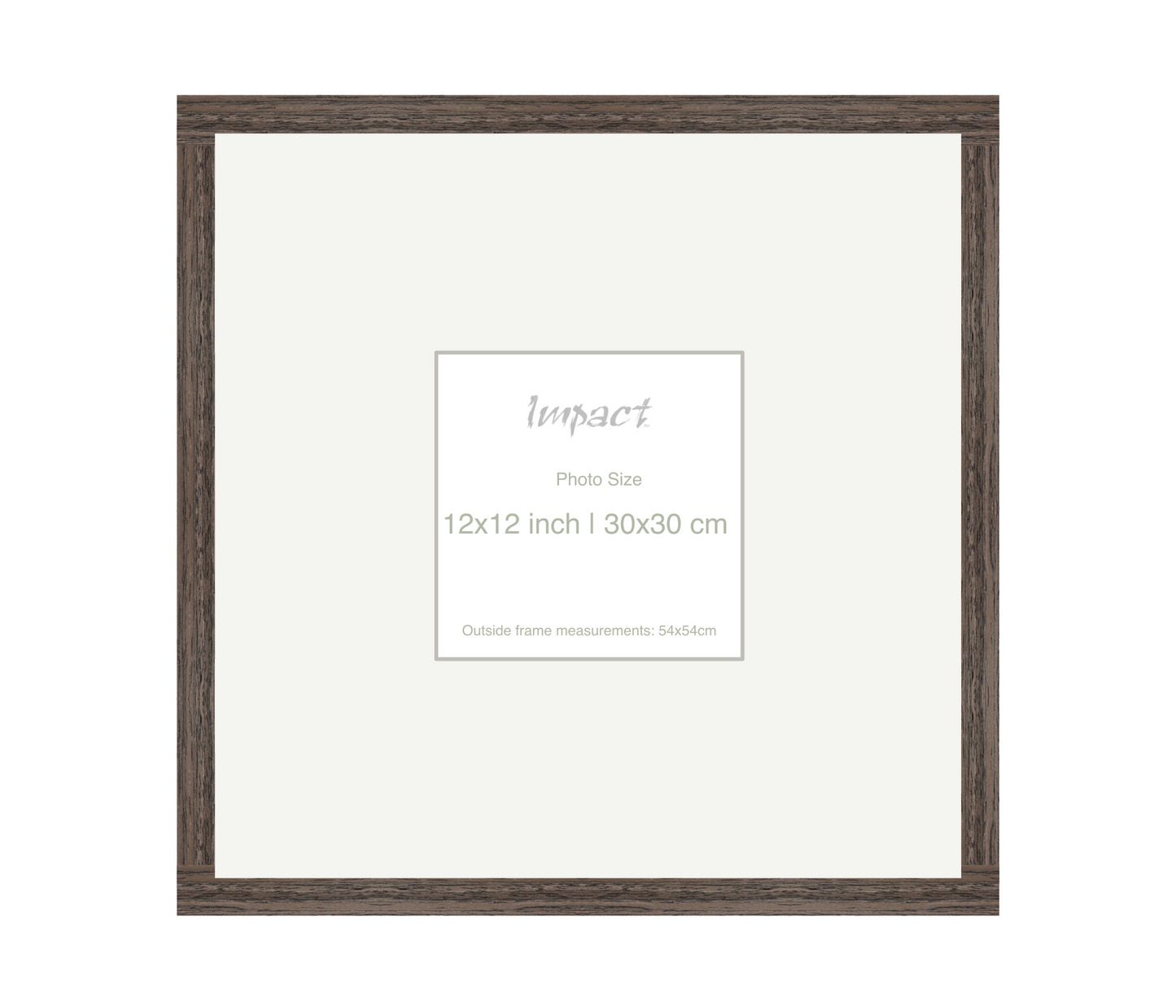 LOFT | 20mm Walnut Frame - Photo Size (12x12 inch | 30x30 cm)