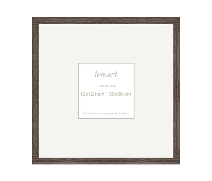 LOFT | 20mm Walnut Frame - Photo Size (12x12 inch | 30x30 cm)