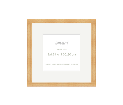 LOFT | 20mm Oak Frame - Photo Size (12x12 inch | 30x30 cm)