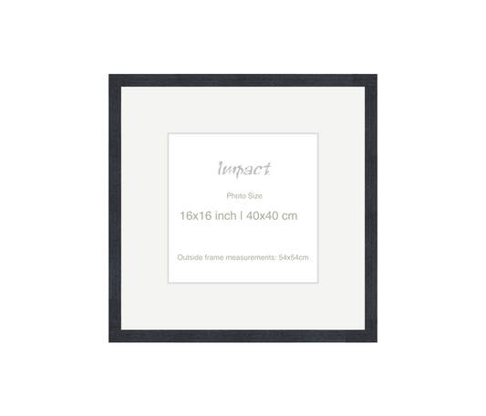 LOFT | 20mm Black Frame - Photo Size (16x16 inch | 40x40 cm)