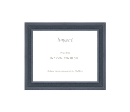 FLETCHER | 30mm Grey Frame - Photo Size (9x7 inch | 23x18 cm)