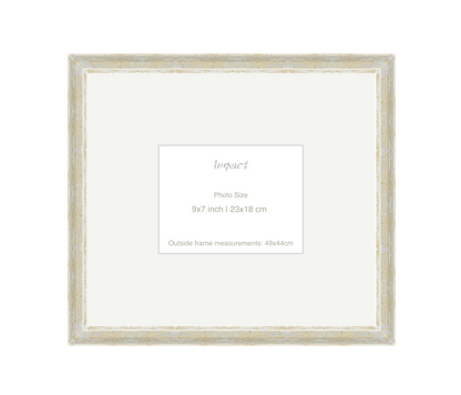 FLETCHER | 30mm Silver Frame - Photo Size (9x7 inch | 23x18 cm)