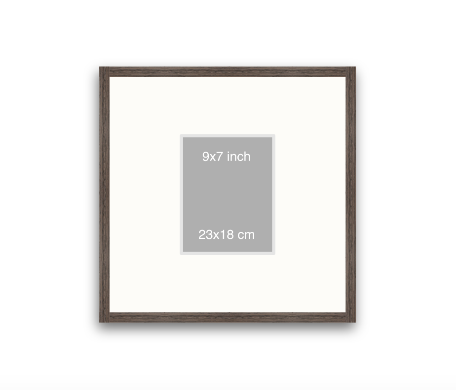 LOFT | 20mm Walnut Frame - 50x50cm