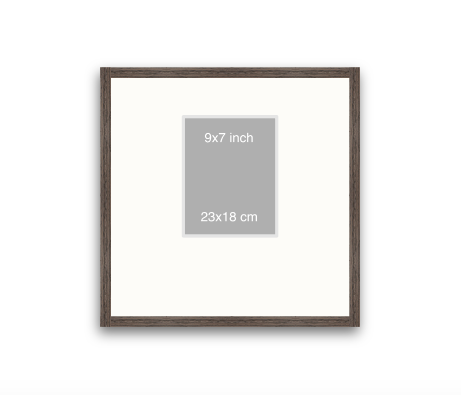 LOFT | 20mm Walnut Frame - 50x50cm