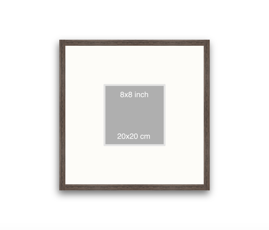 LOFT | 20mm Walnut Frame - 50x50cm