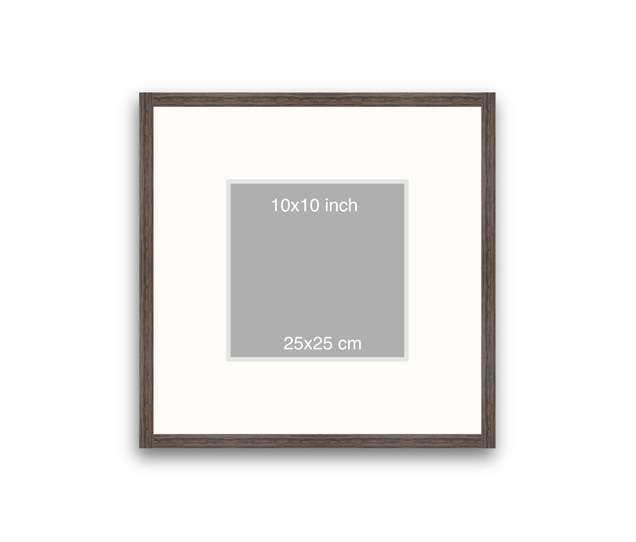 LOFT | 20mm Walnut Frame - 50x50cm