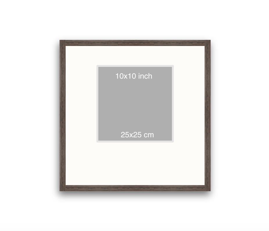 LOFT | 20mm Walnut Frame - 50x50cm