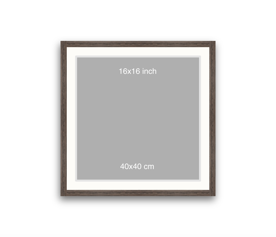 LOFT | 20mm Walnut Frame - 50x50cm