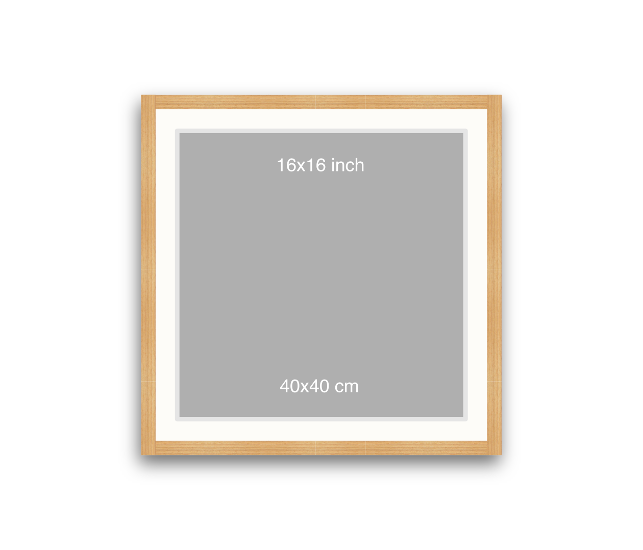 LOFT | 20mm Oak Frame - 50x50cm