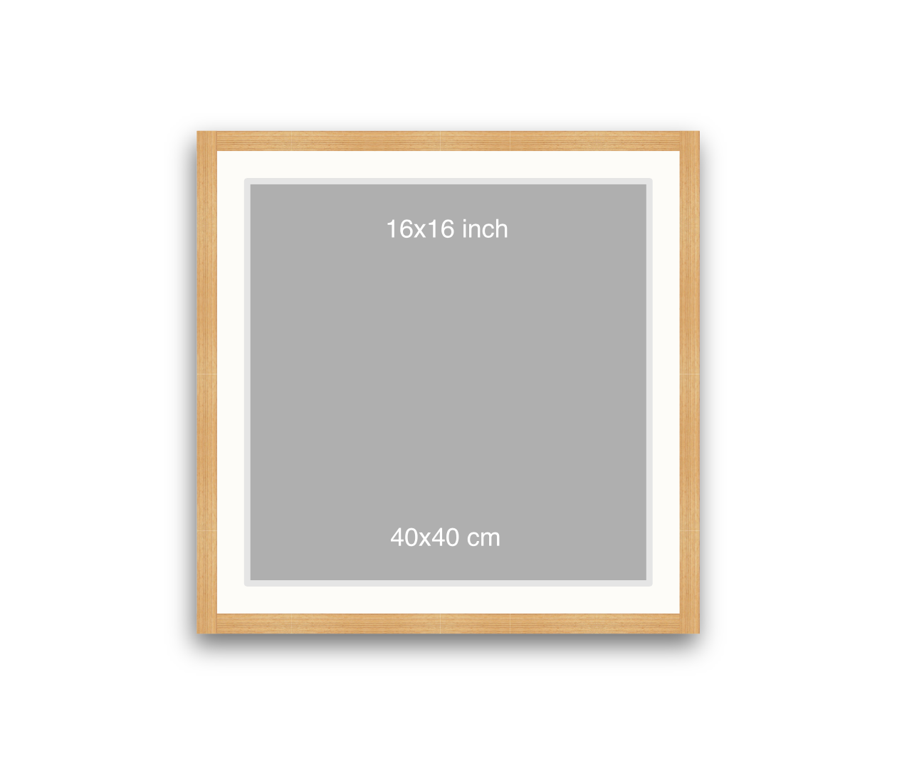 LOFT | 20mm Oak Frame - 50x50cm