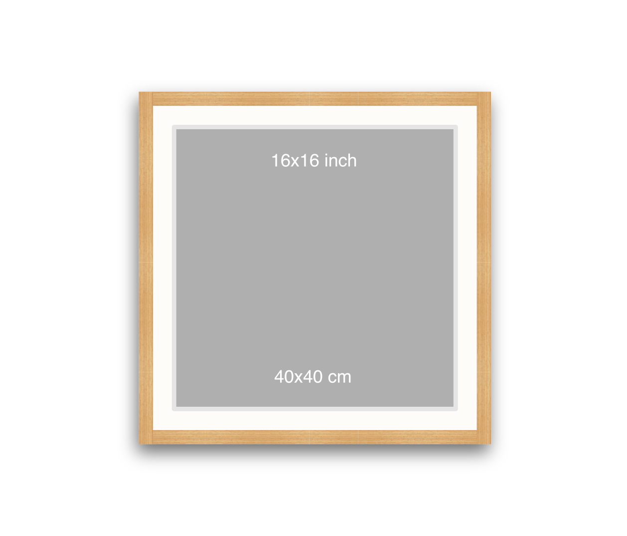 LOFT | 20mm Oak Frame - 50x50cm