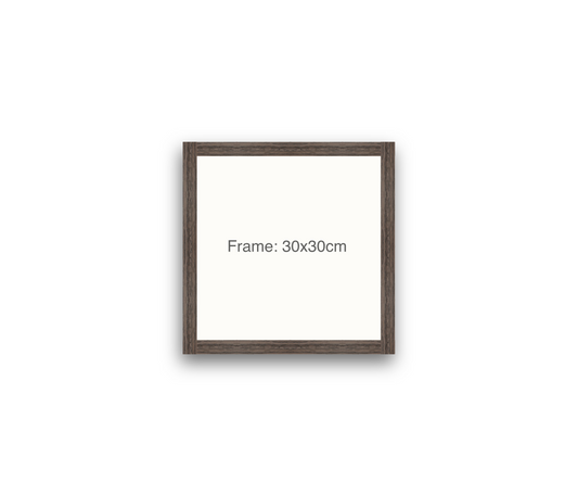 LOFT | 20mm Walnut Frame - 30x30cm