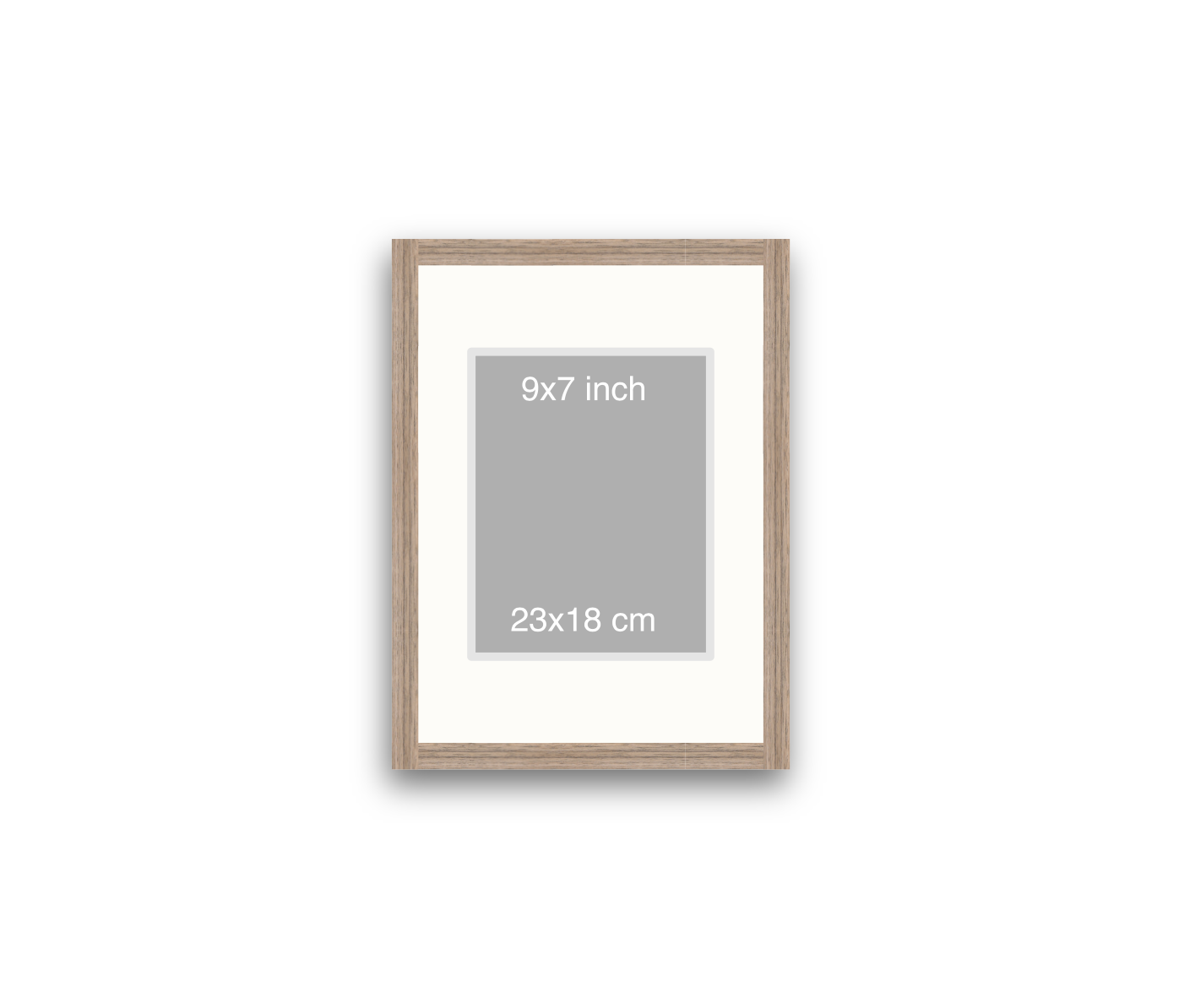 LOFT | 20mm Warm Walnut Frame - 30x40cm - Portrait